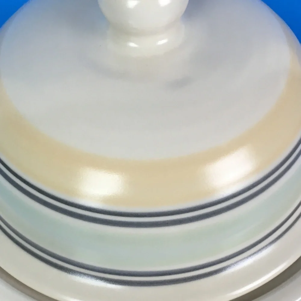Pfaltzgraff Key Largo Round Covered Butter Dish